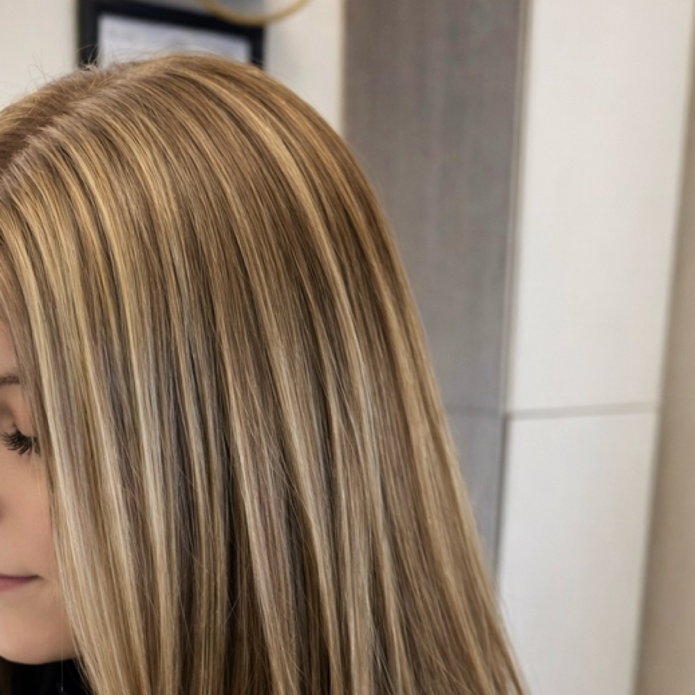 Hair Partial Highlights at CDM Beauty Lounge in Corona Del Mar, CA