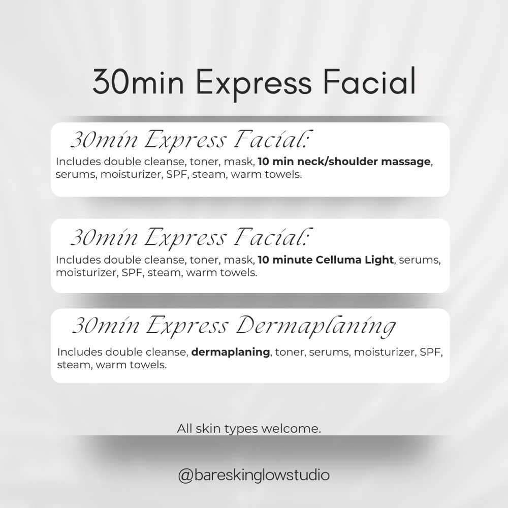 30min Express Custom Facial