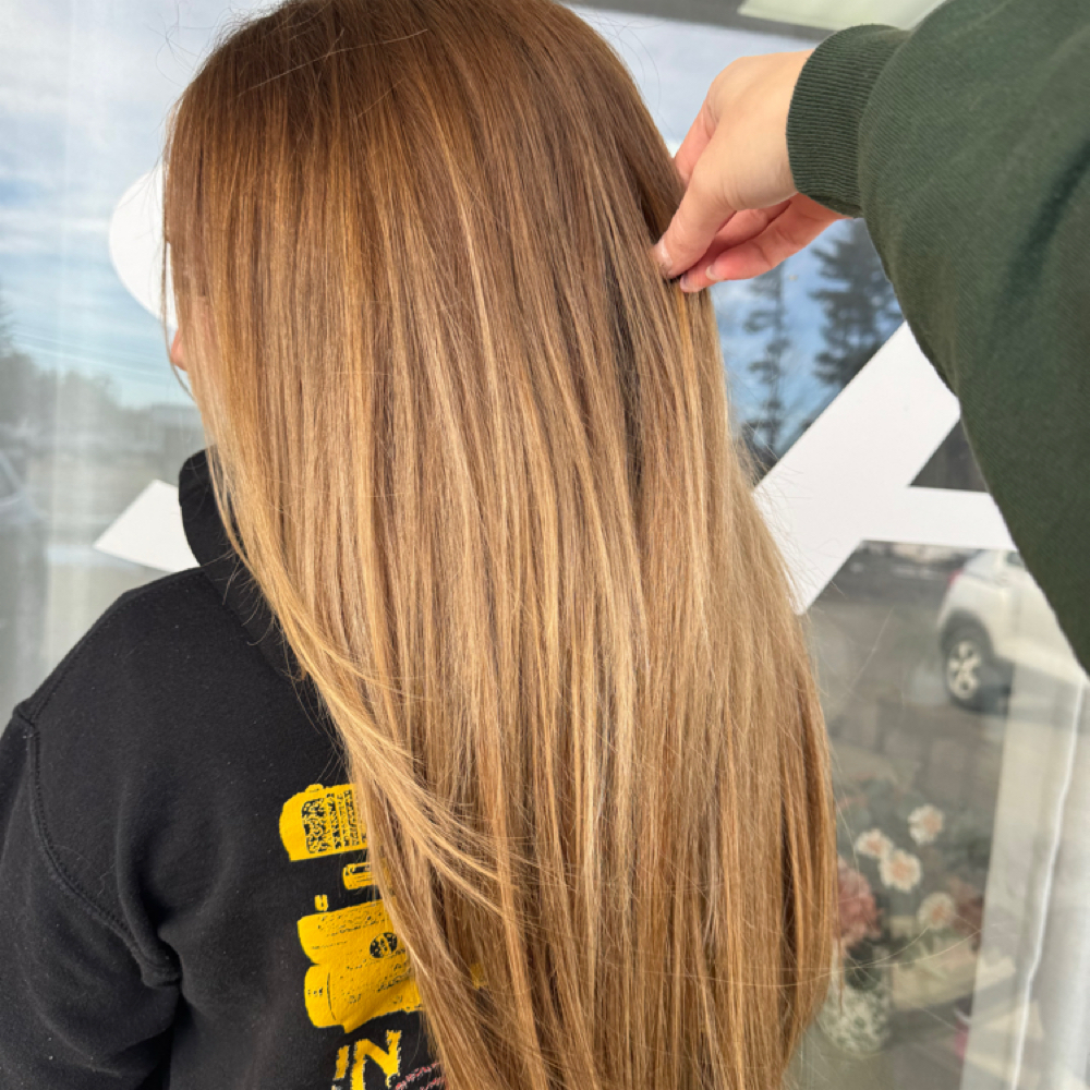 Butterfly Weft Install at Beauty By Tiffany in Derry, NH