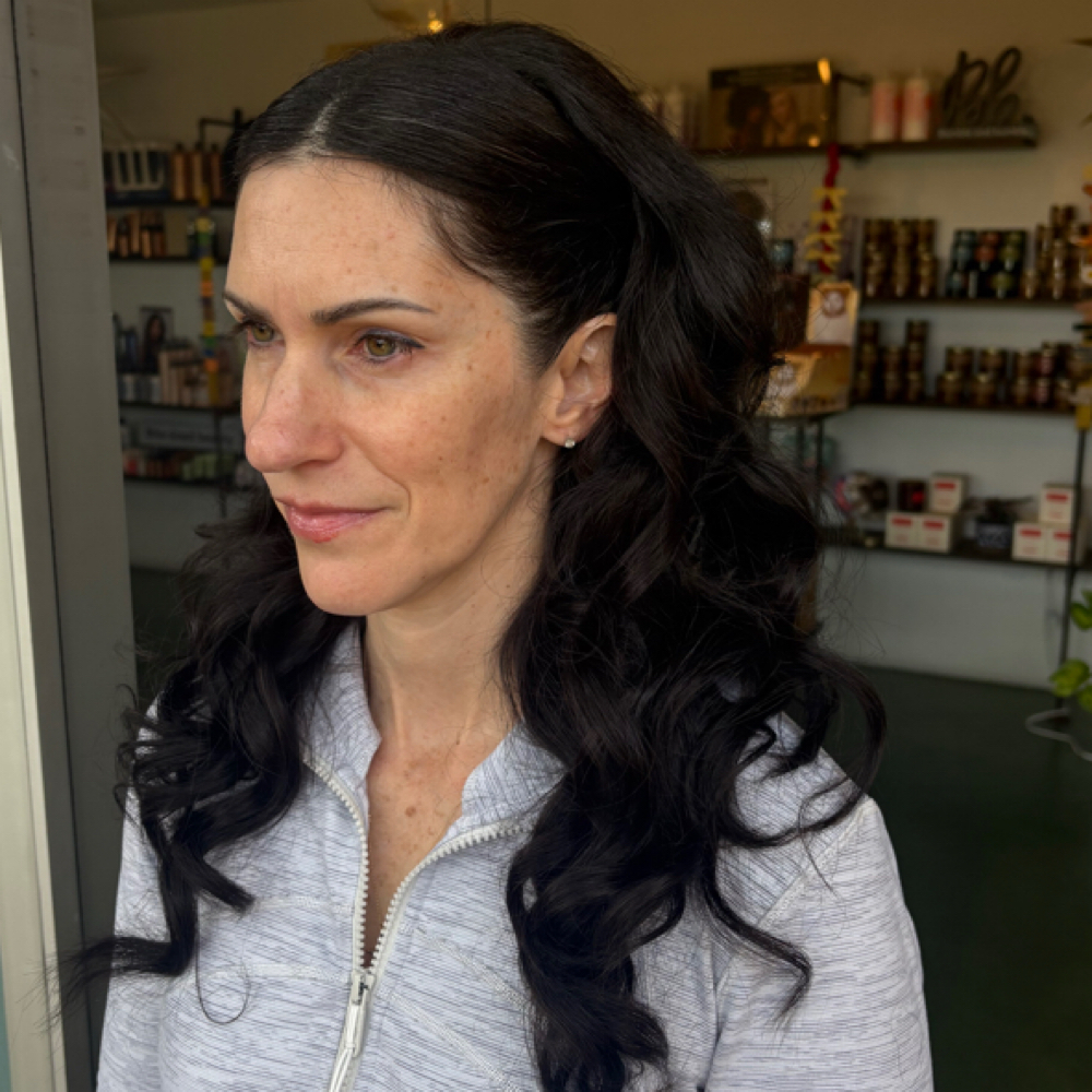Bridal hair styling at Glow & Mane Studio in Phoenix, AZ