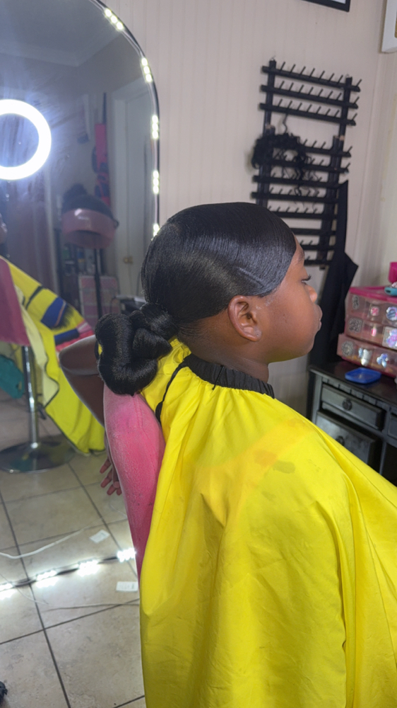 Kid Knotbun No Relaxer at J and Z BEAUTY BY SHIRLEY in Ozark, AL