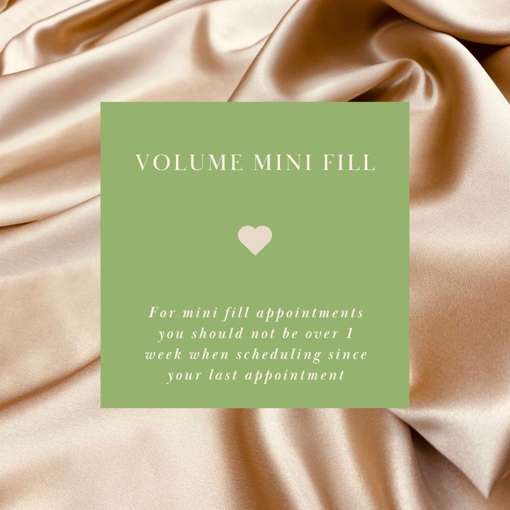 Volume Set Mini Fill