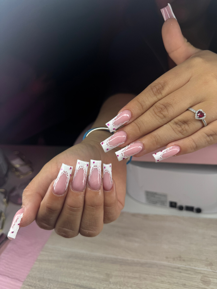 Soak Off + Acrylic Full Set