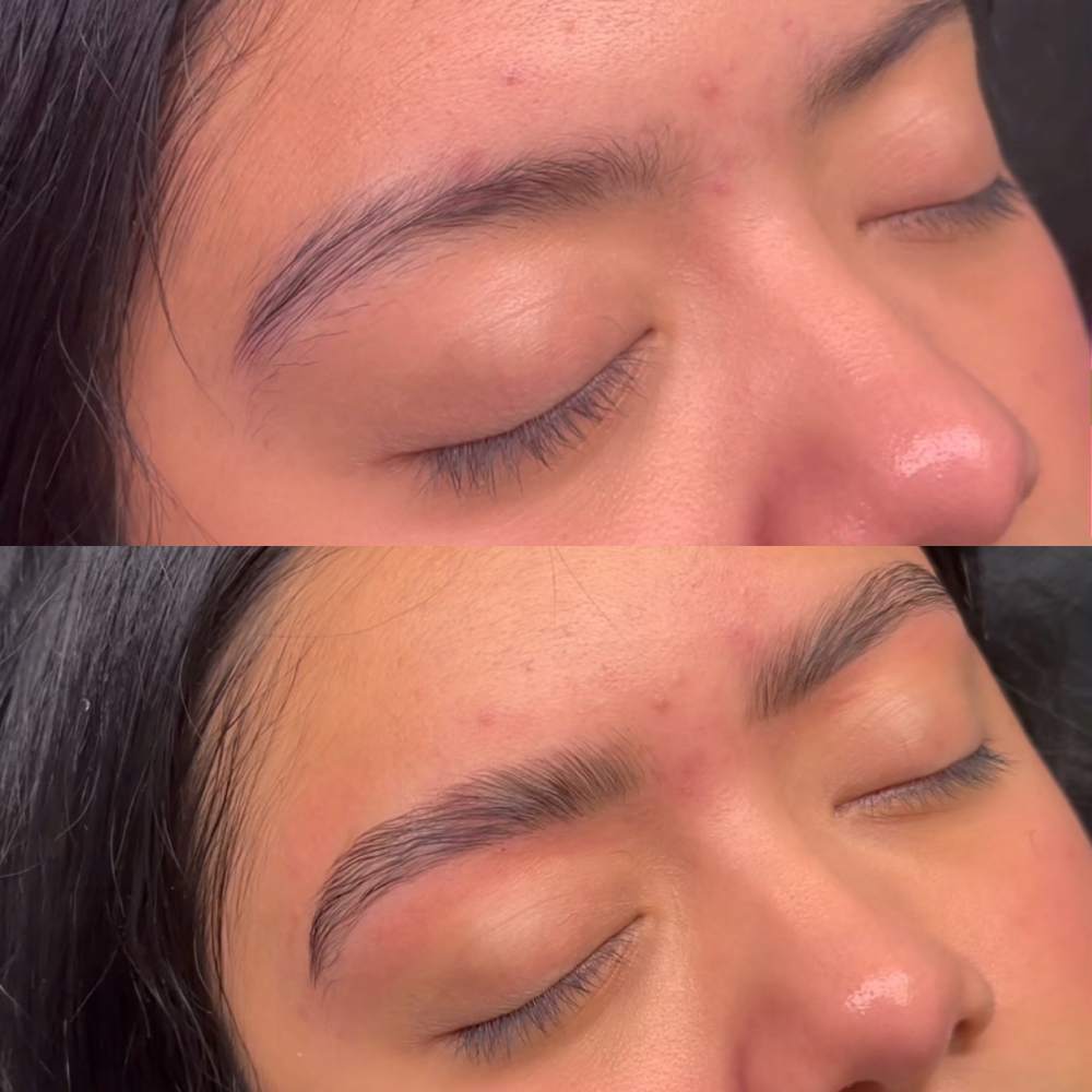 Brow Lamintion With Tint