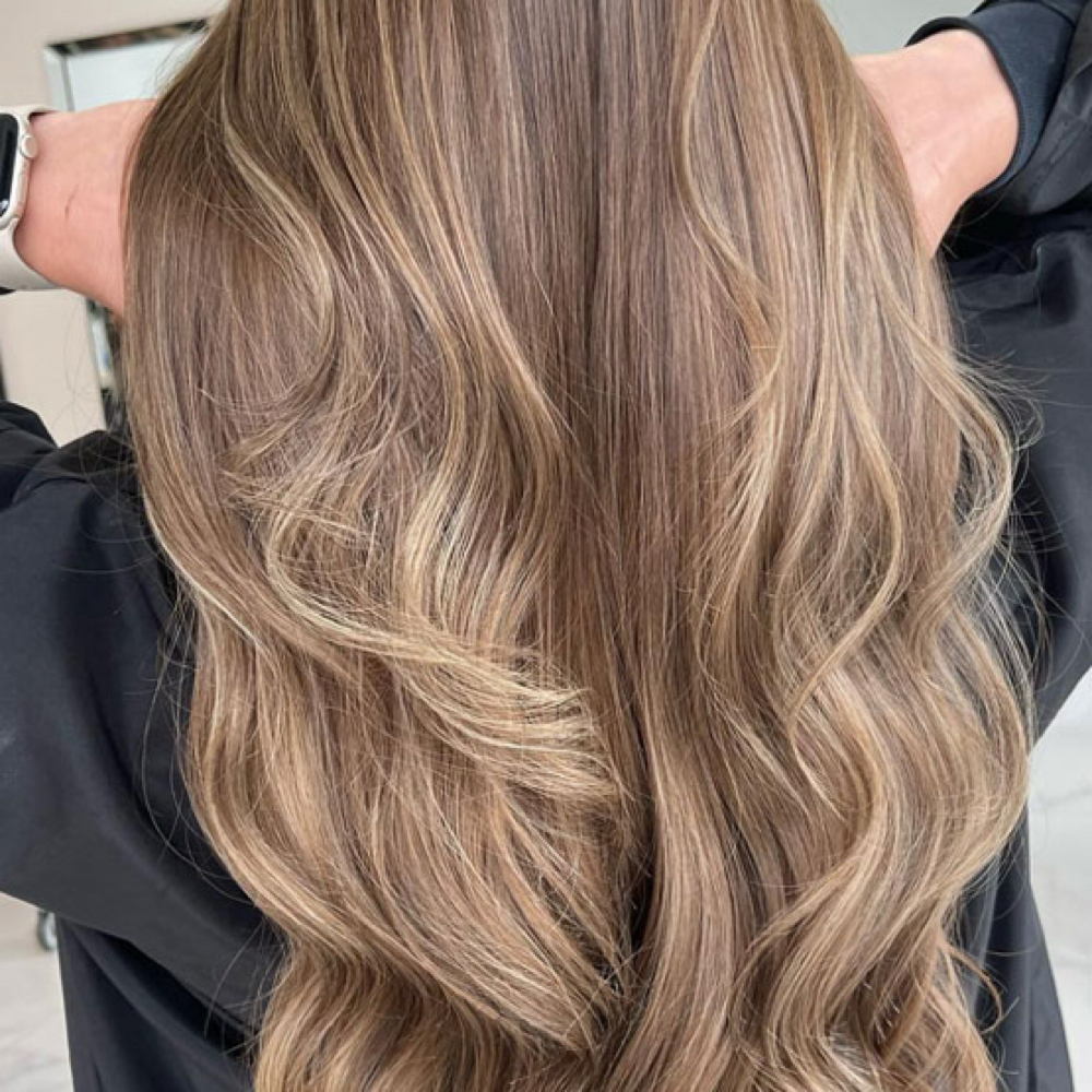 Teddy Bear Bronde at Wildflower Beauty Collective in Kingsport, TN