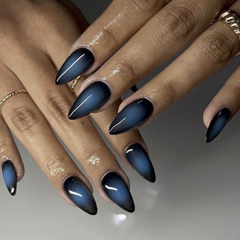 Aprés Gel X Ombre at Destine Nails in Ridgewood, NY