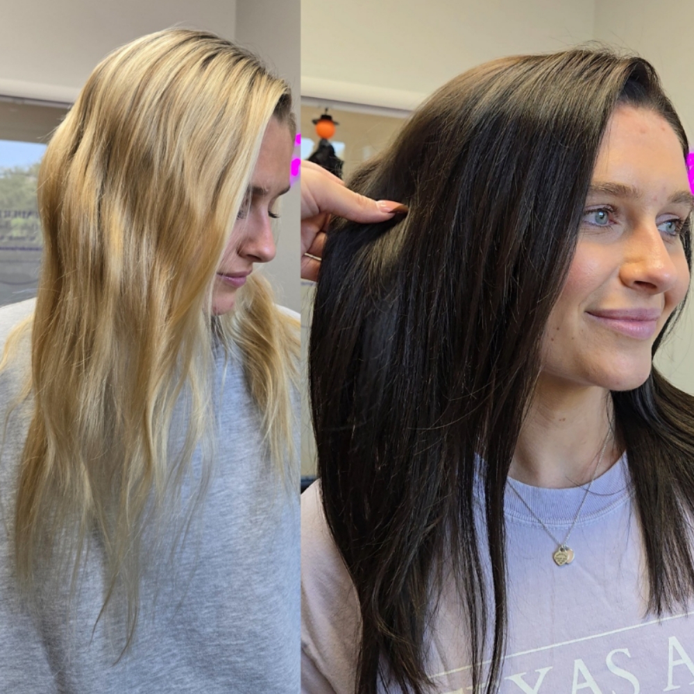 Filler + All Over Color at Lavender Lane Salon in North Richland Hills, TX