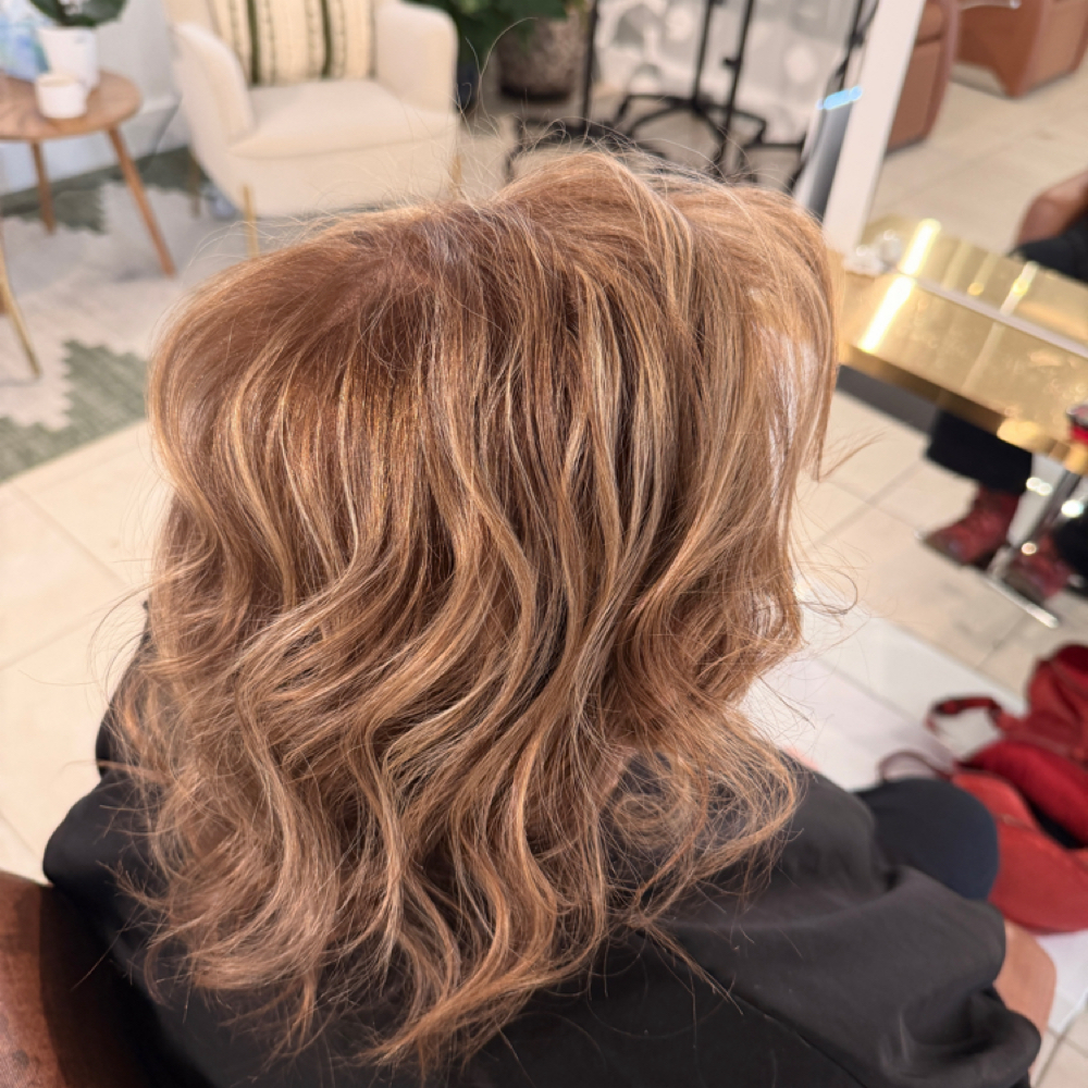 Partial Foil Blowdry at Angelo’s Beauty Concept in Vineyard Haven, MA