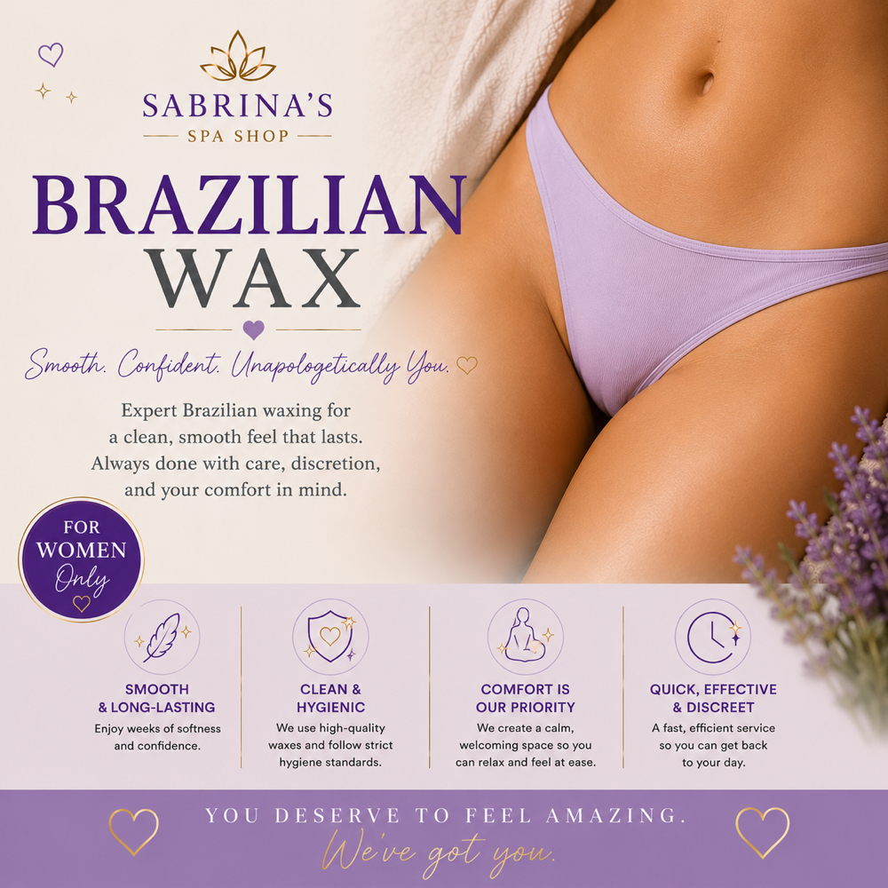 Brazilian Wax (Women) at Sabrina’s Spa Shop in Spring Hill, FL