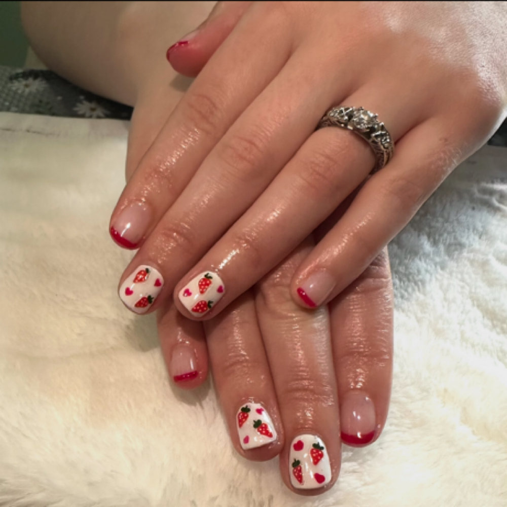 Add On - French/Minimal Nail Art at Evergreen Esthetics Co in New Boston, MI
