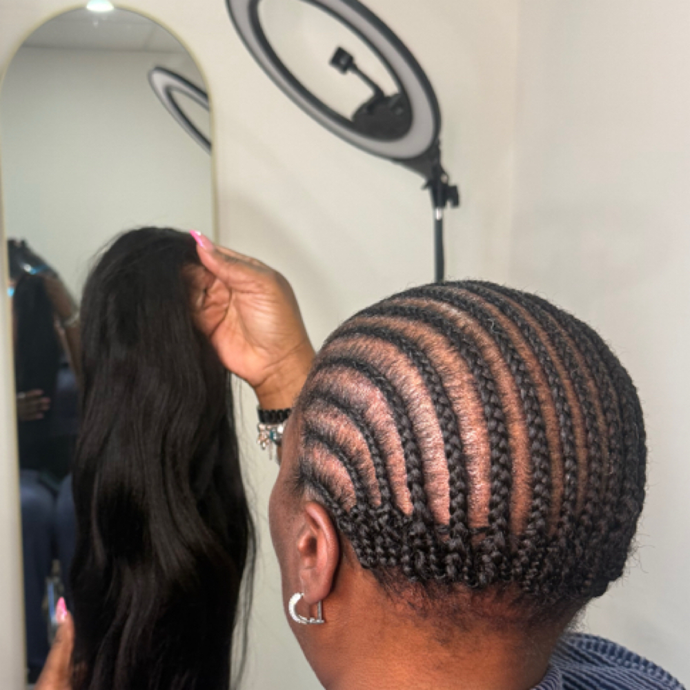 Wig Braid Down at Tea's Hair Styling Box in Brooklyn, NY