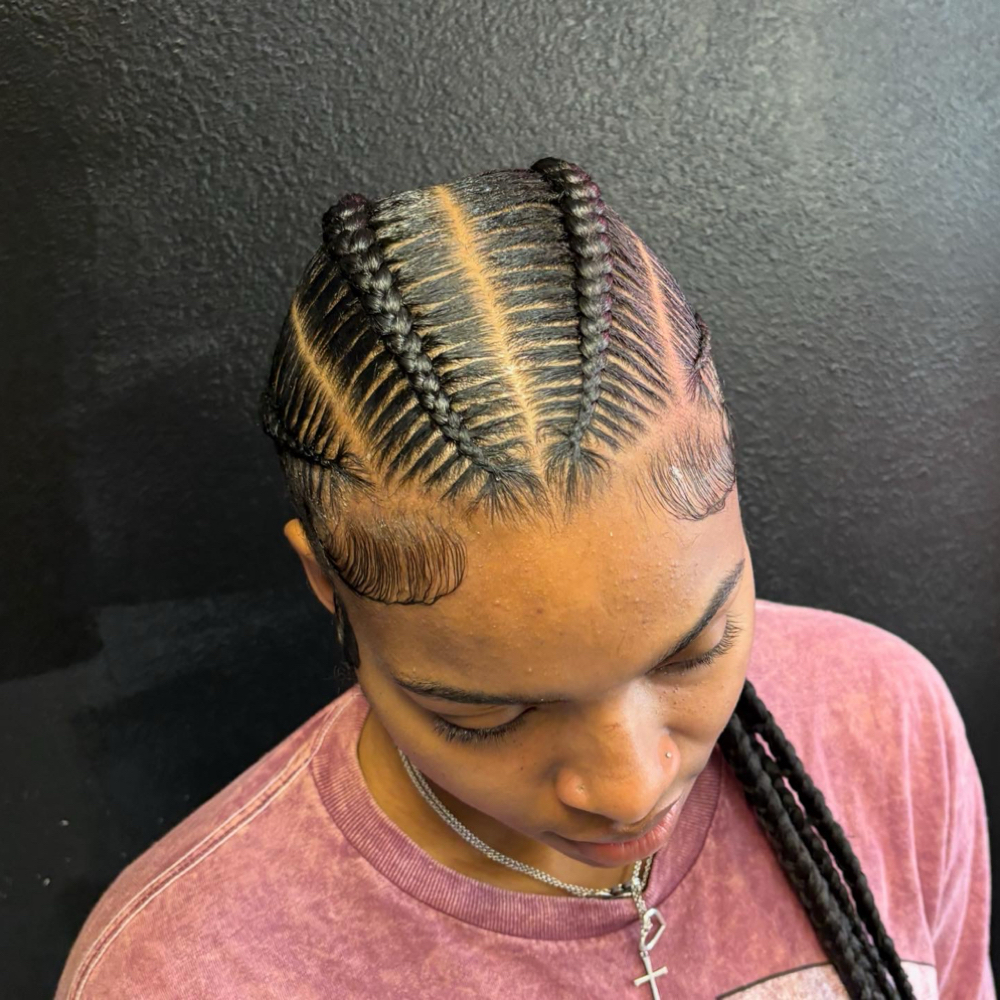 4 Stitch Braids at Braids By Tricë in Mobile, AL
