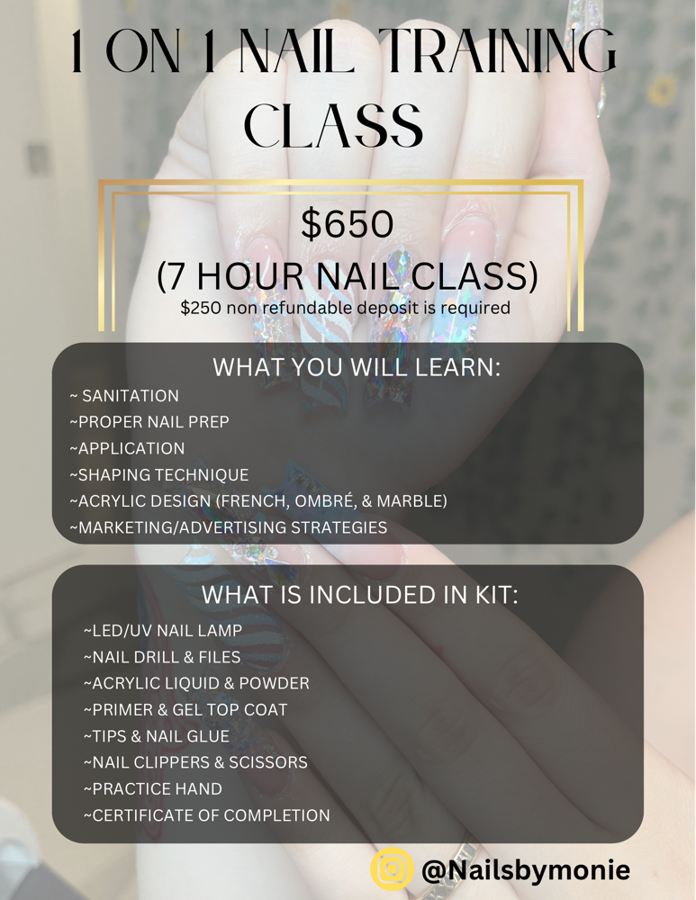 1 ON 1 NAIL CLASS