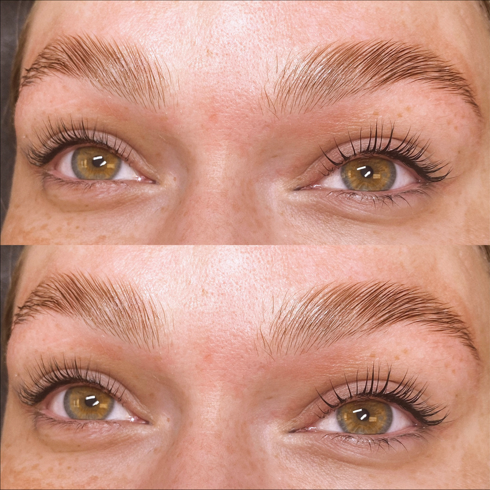 lash lift + brow lamination