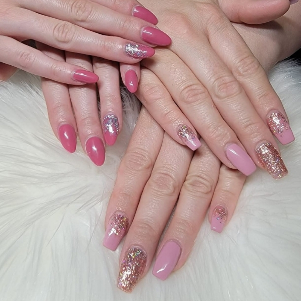 Acrylic Full Set w/ Gel Polish at KC Nails & Beauty in Eugene, OR