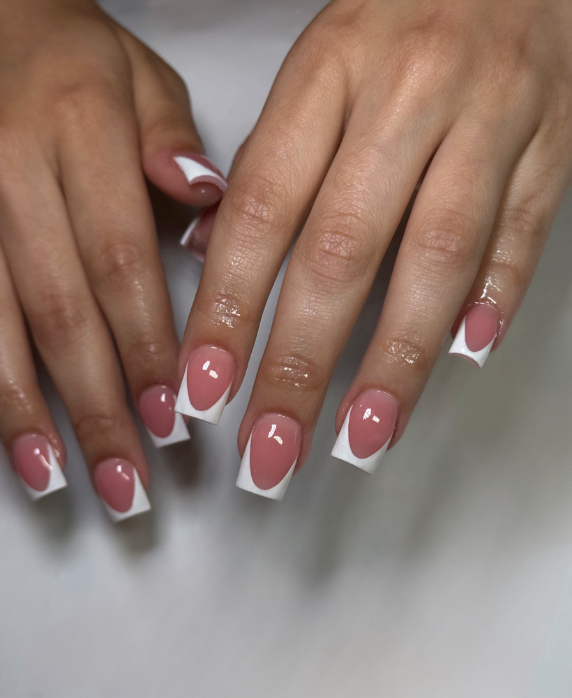 Short Full Set French Tips