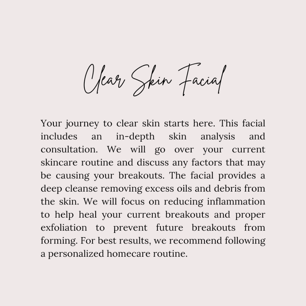 Clear Skin Facial