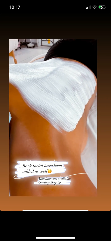 Exfoliating Back Facial