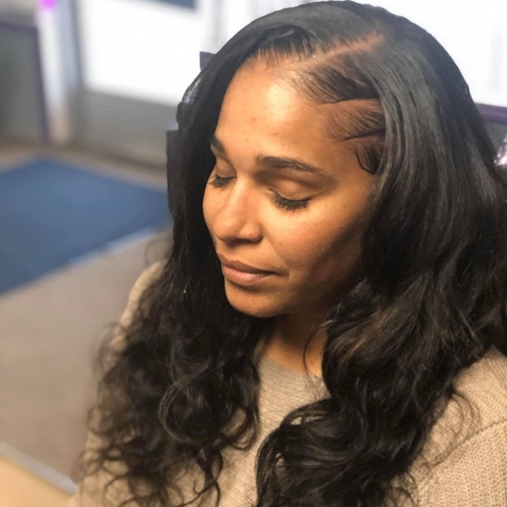 Extension Touch-up at Billion Hairs Salon in Kansas City, KS