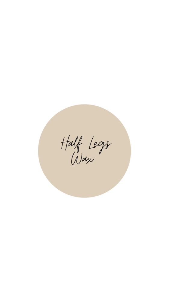 Half Legs Wax