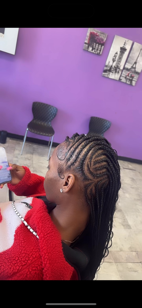 Boho Mohawk at Lee The Hair Magician LLC in Detroit, MI