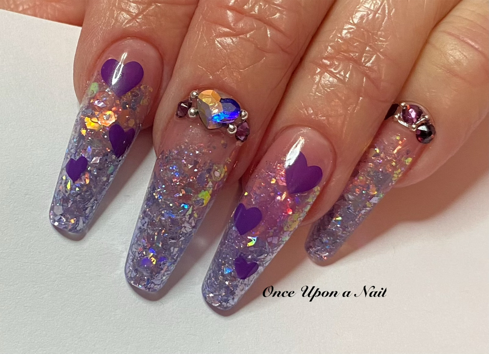 Gel Nail Extensions Design Full Set