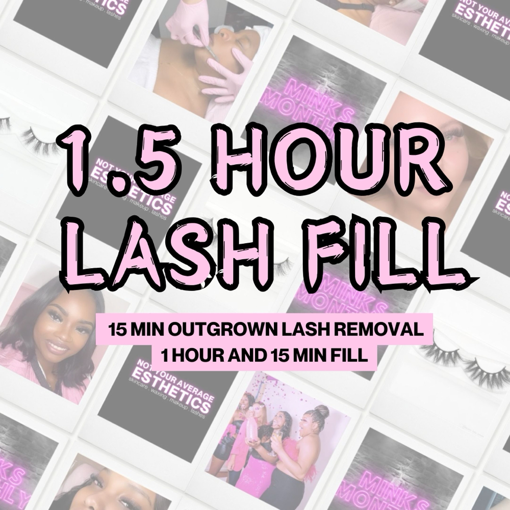 1.5 hour Lash Fill