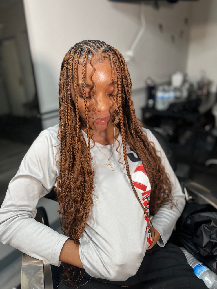 Smedium Fulani  Braids