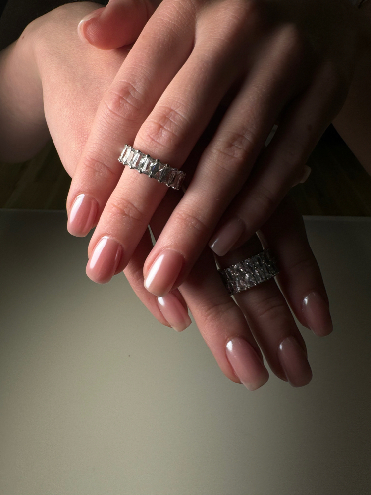 Structured Mani (BIAB)Short