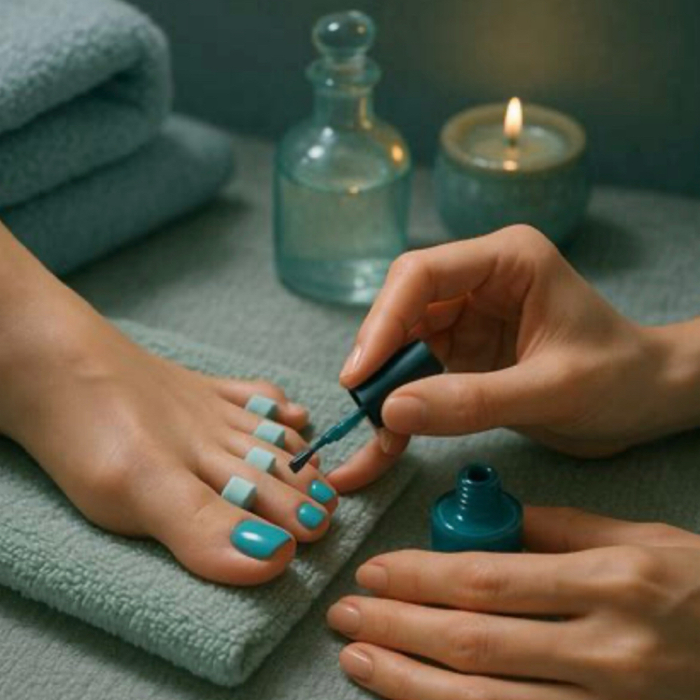 Gel Pedicure at Demigloss Nails in Medford, OR