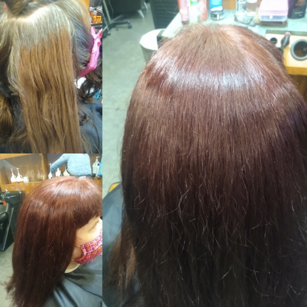 All Over Color Short Hair