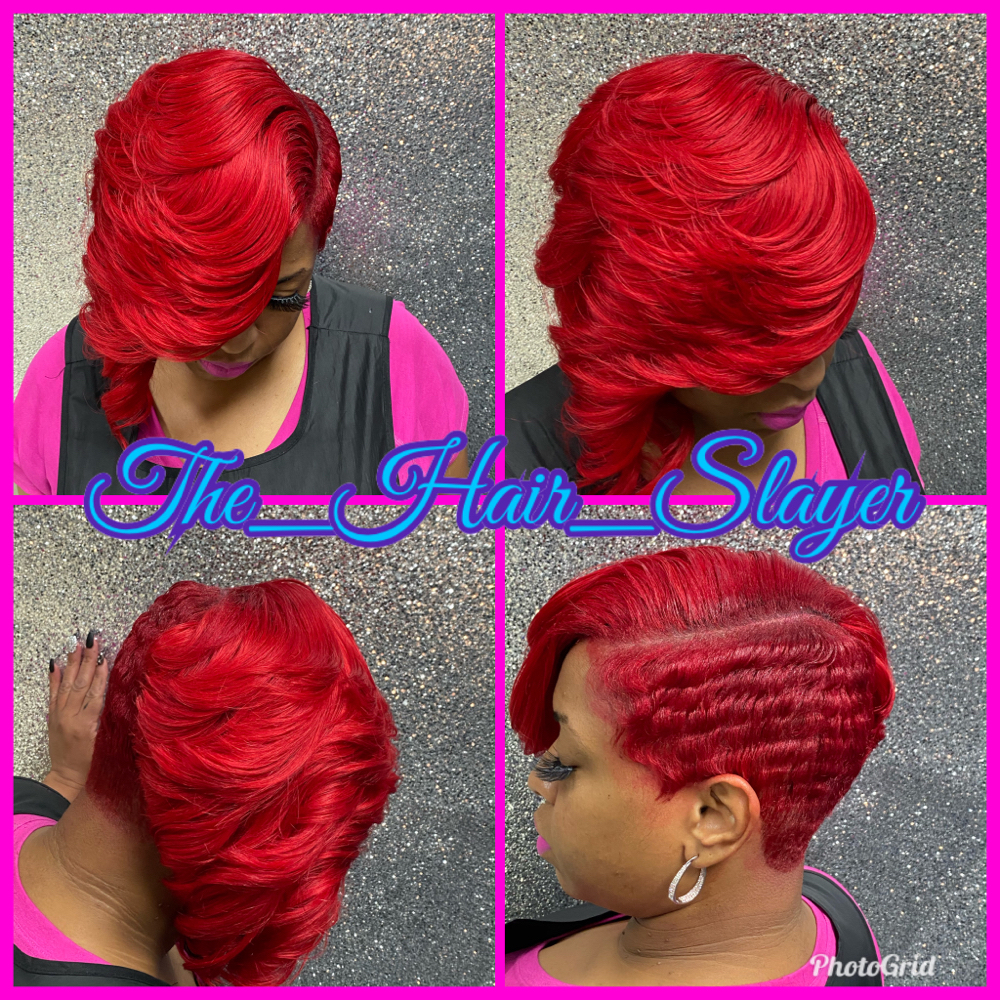 Short Style With Weave