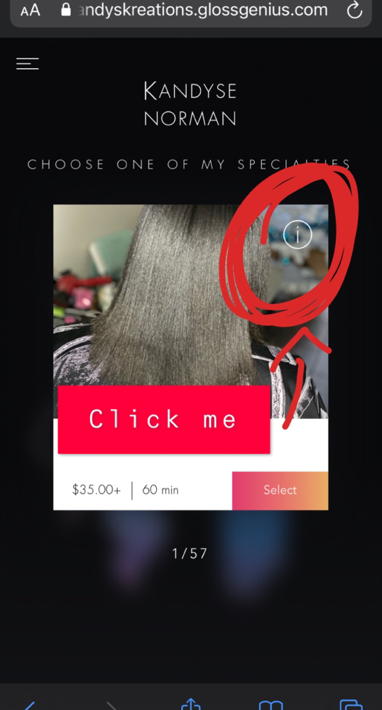 CLICK ‘(i)’ FOR DETAILS.
