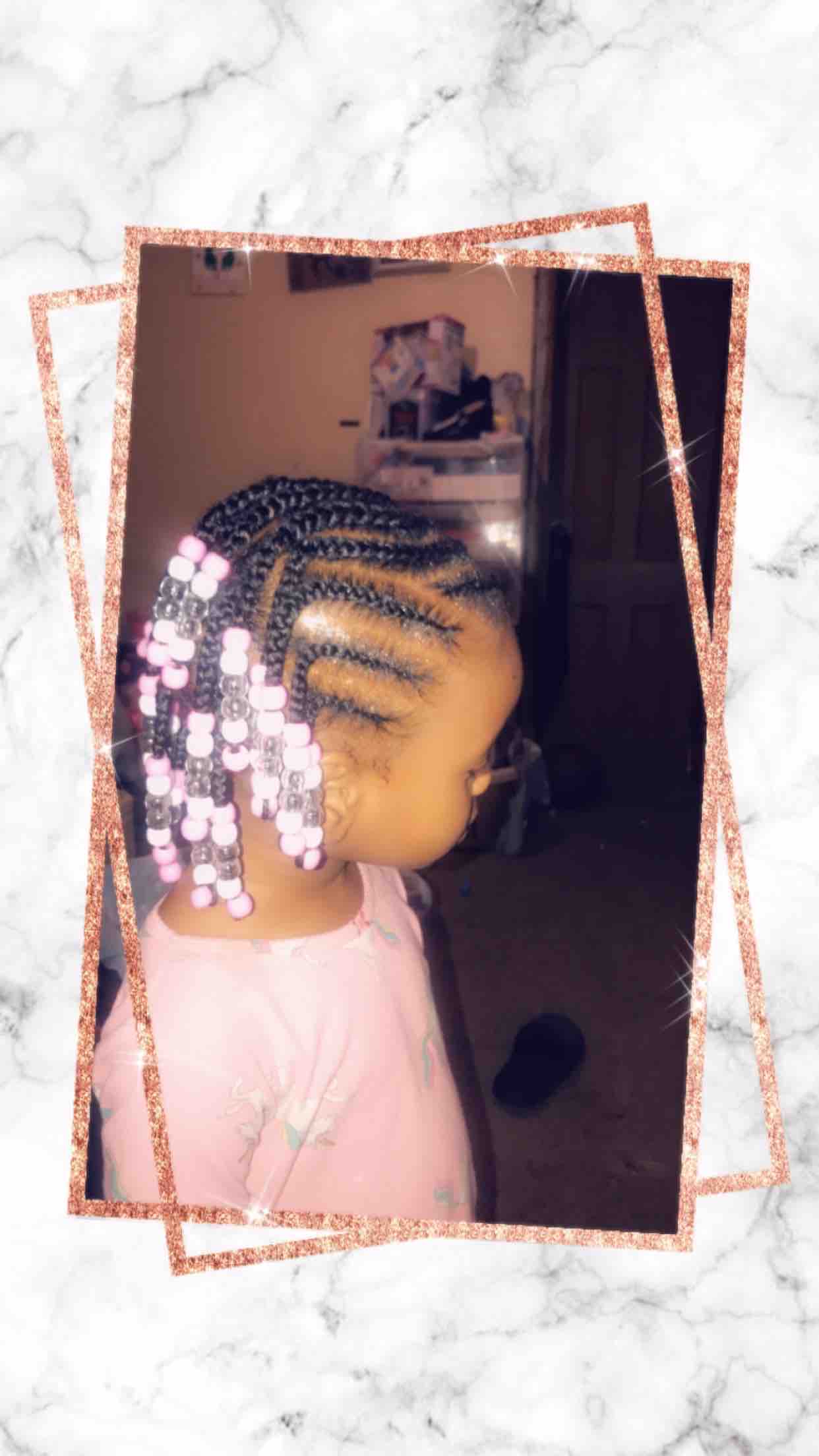 Toddler(2-4)Half Braids & Knotless