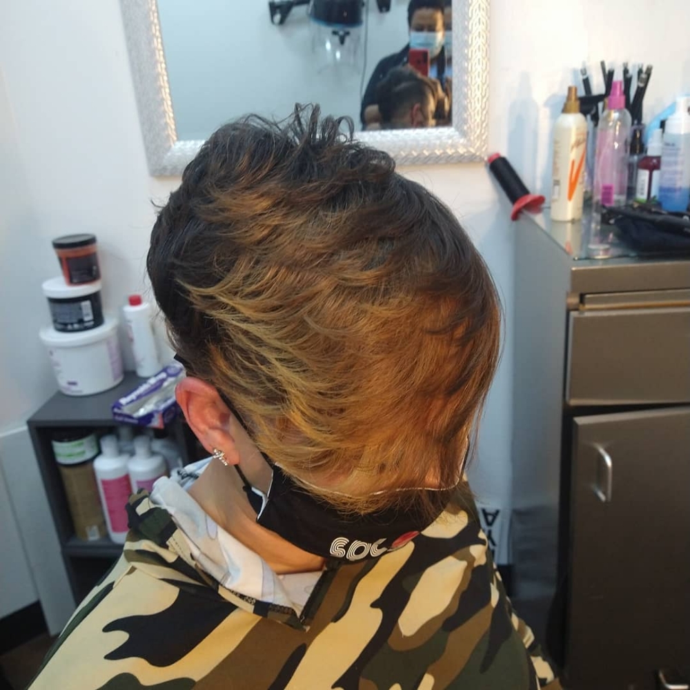 Short Pixie Hair Shampoo/Style