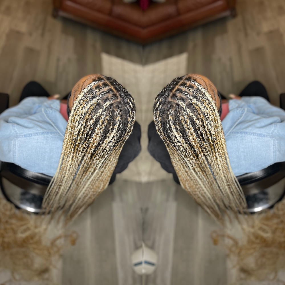 Box braid touch up (medium)