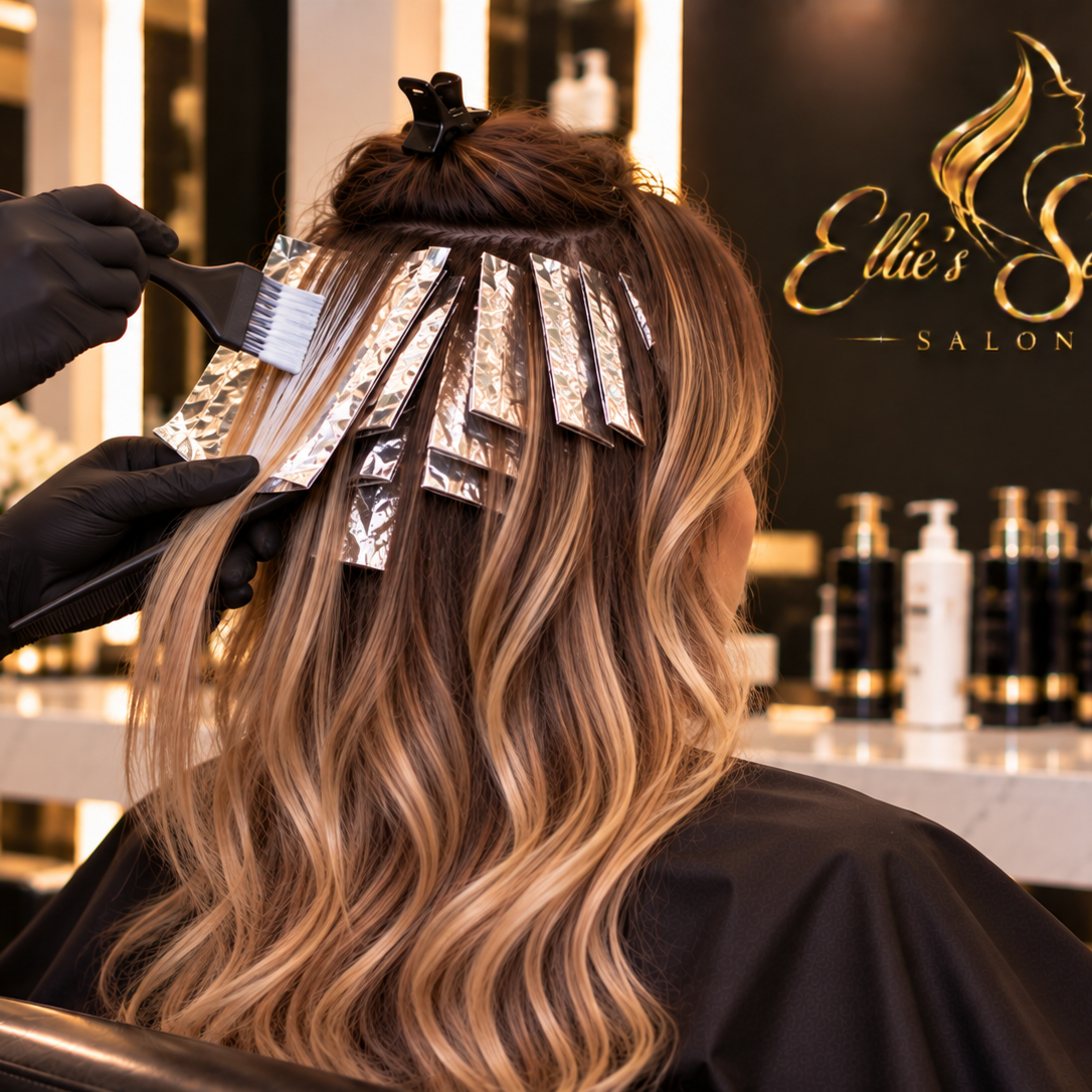 Partial Highlights 30 Foil at Ellie’s secret salon in Irvine, CA