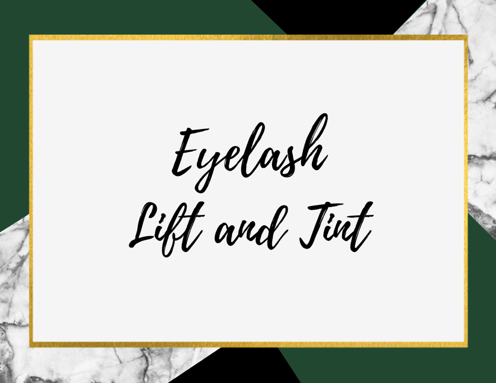 Eyelash Lift And Tint