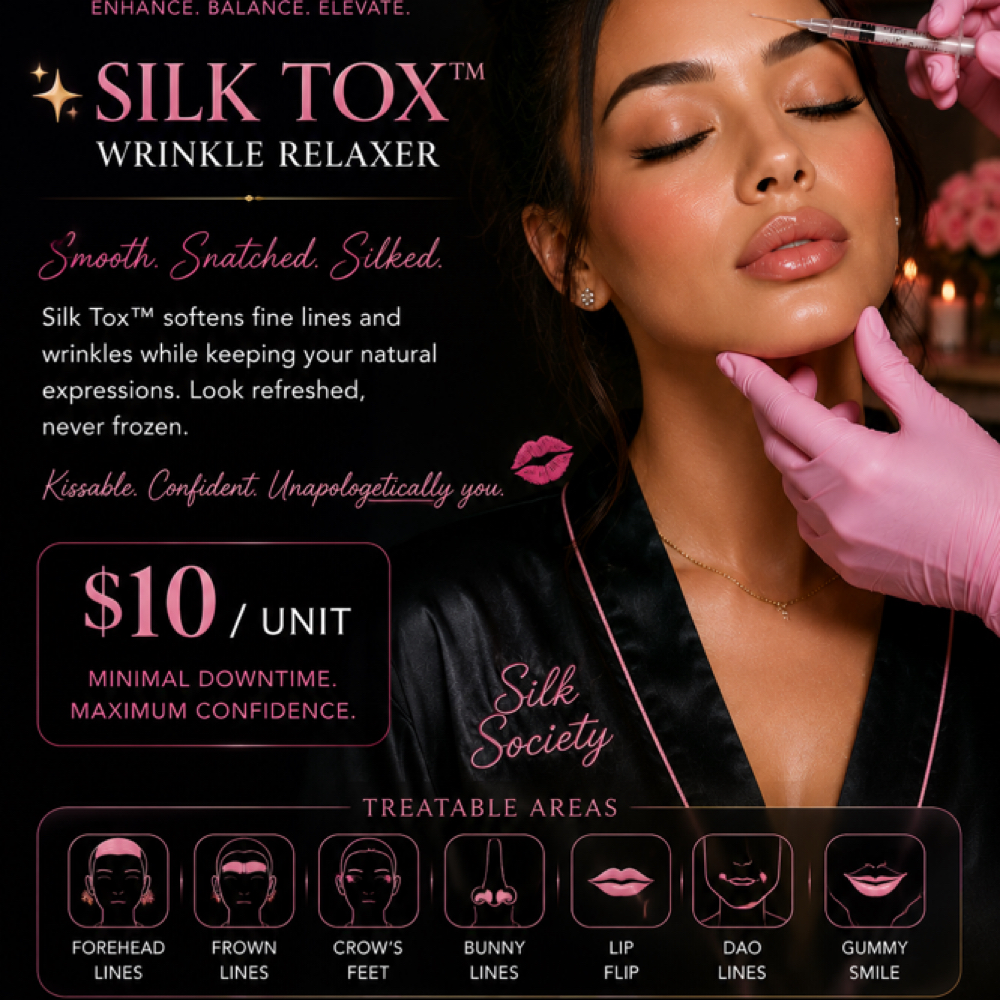 ✨ SILK TOX™ at Silk Society Beauty Bar in Houston, TX
