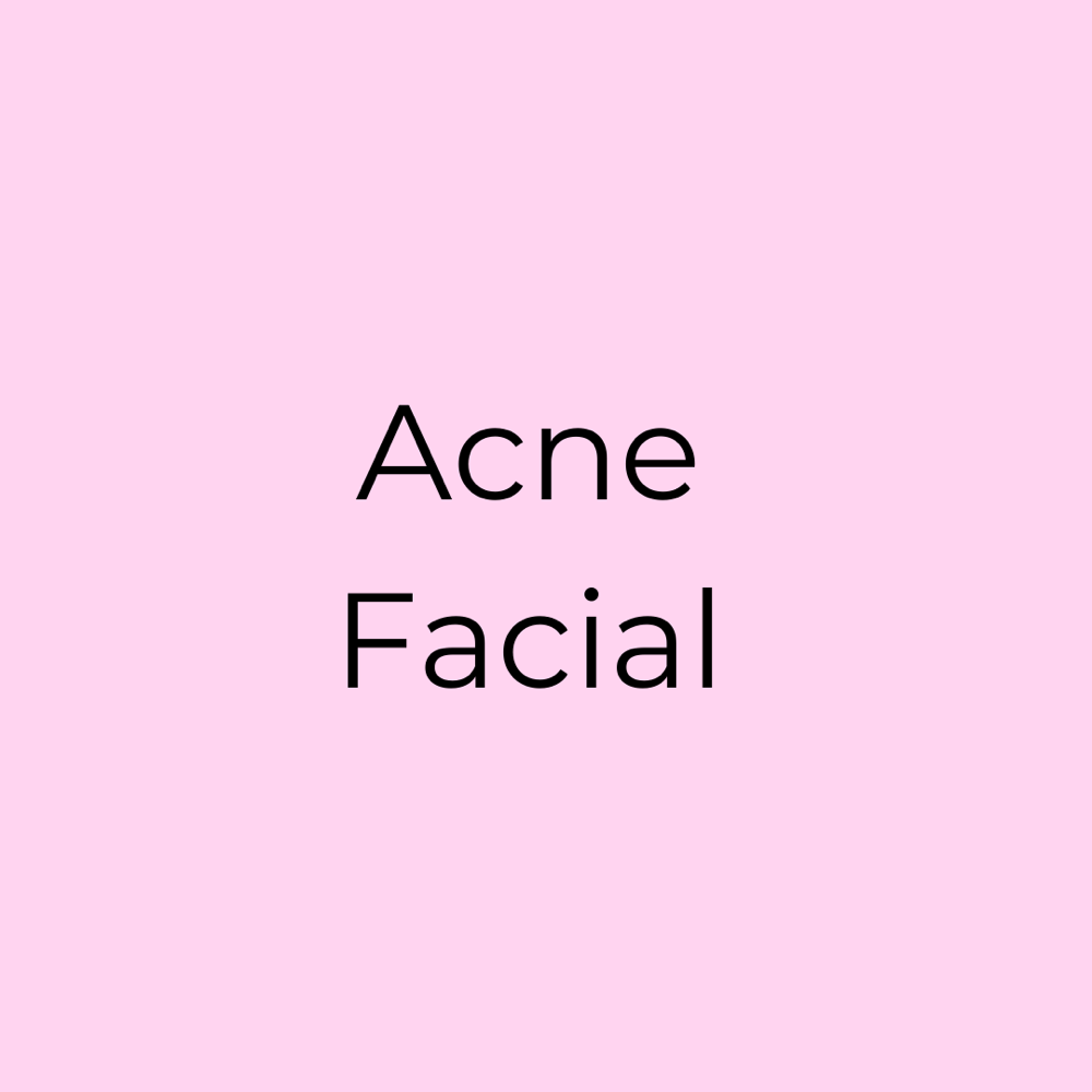 Acne Facial