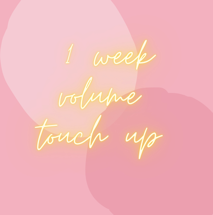 1 Week Volume Touch Up