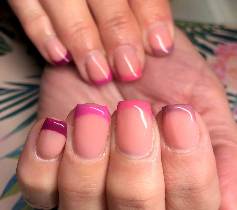 gel polish manicure