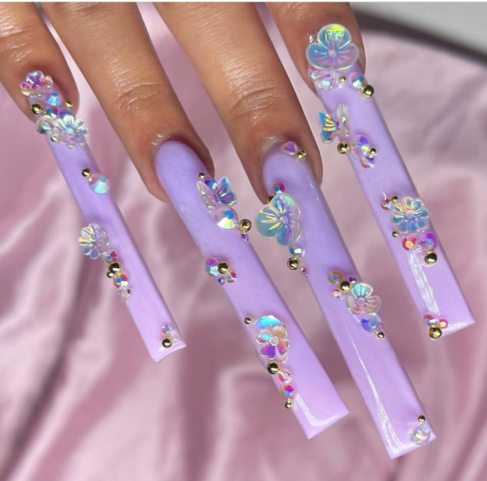 XXL Colored Acrylic Fullset