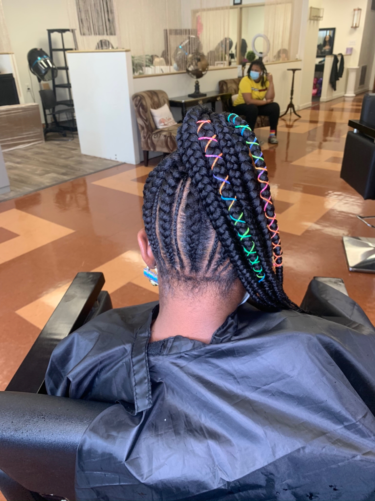 Feed In Ponytail