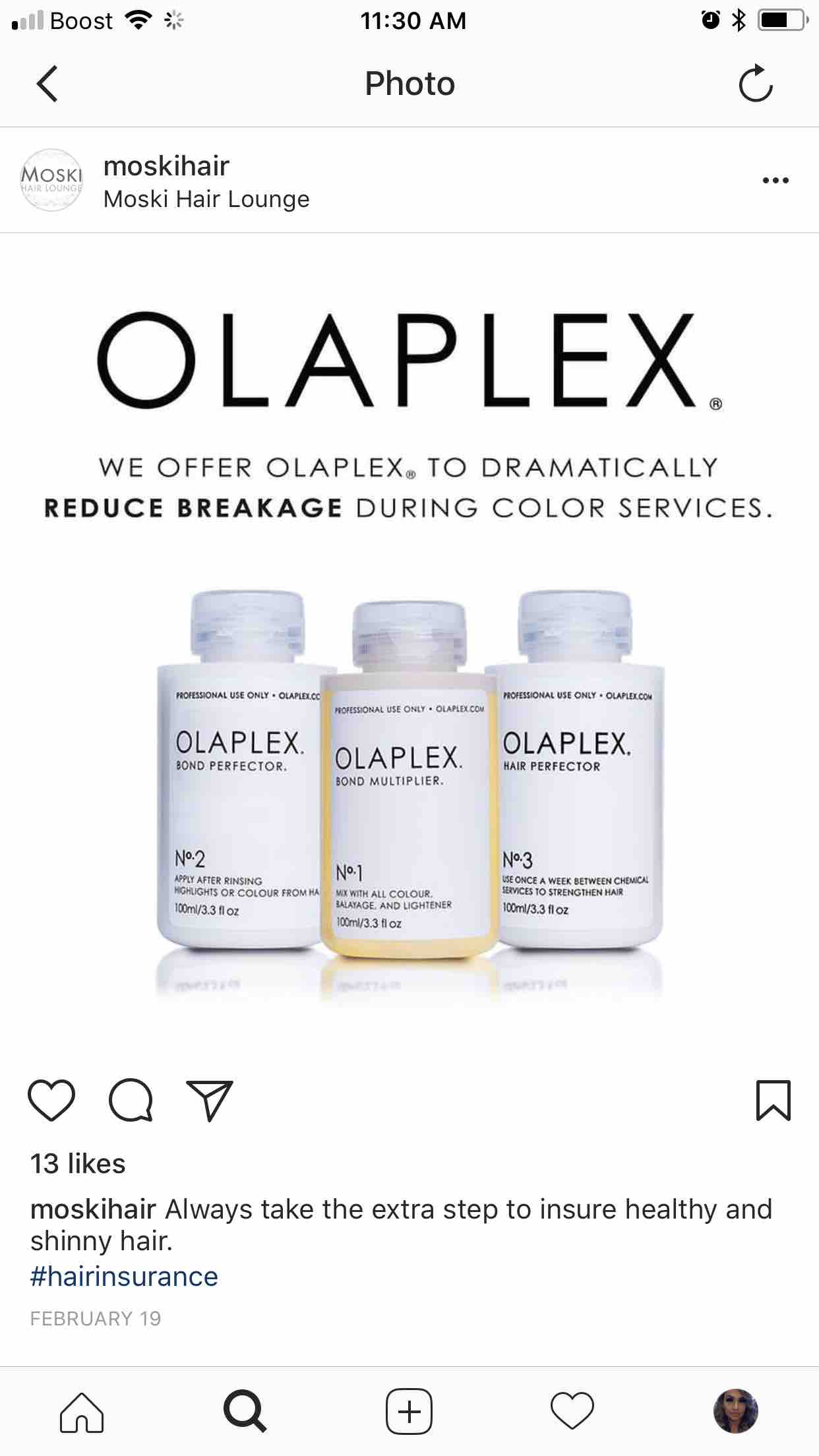 Olaplex Treatment