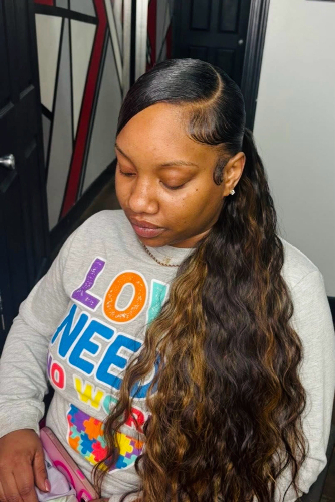 Ponytail(NATURAL HAIR) Or Updo at Alyncia Spann in Blytheville, AR