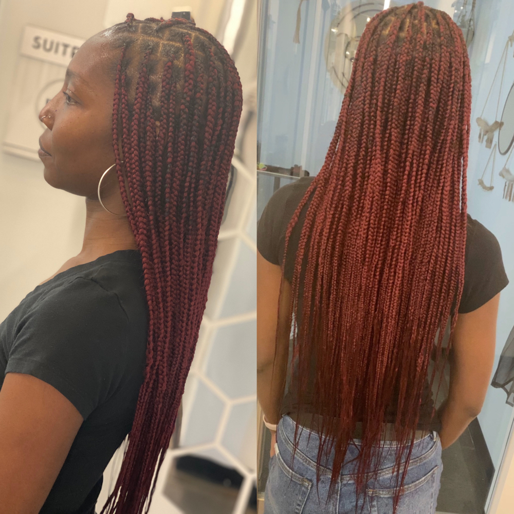 Adult Small Knotless Braids