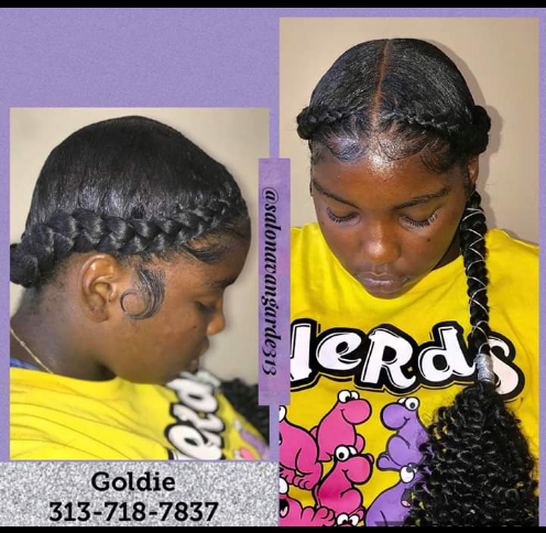 2 Feedins (silked out) at Salon Avangarde313 in Oak Park, MI
