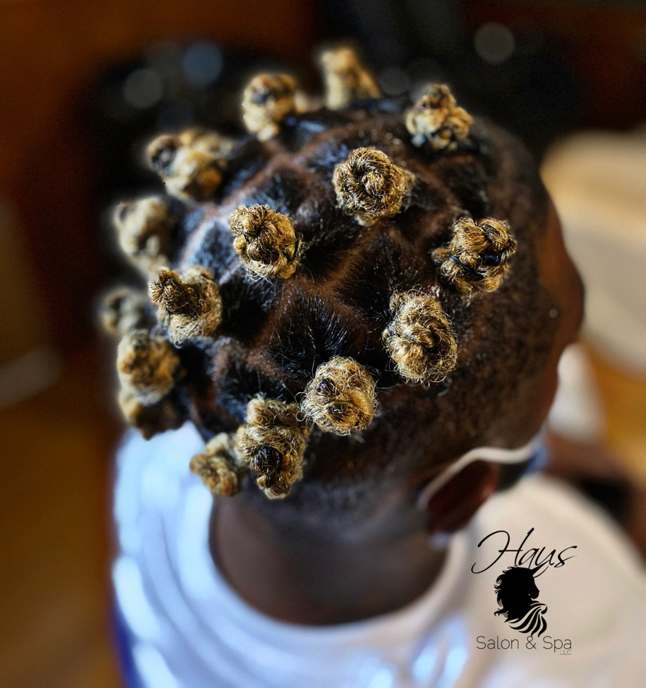 Short Loc Tip Bleach And Tone