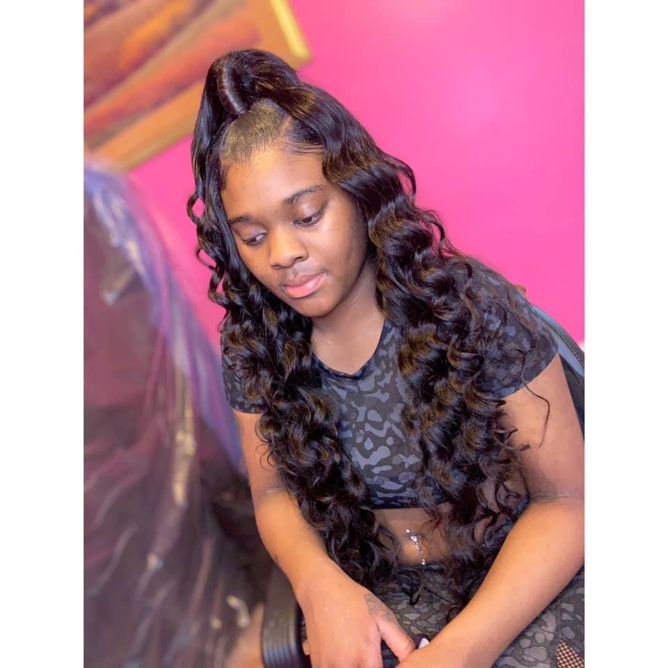 HalfUp/down sewin at DEMOSHAY STYLES 💅🏾 in Memphis, TN
